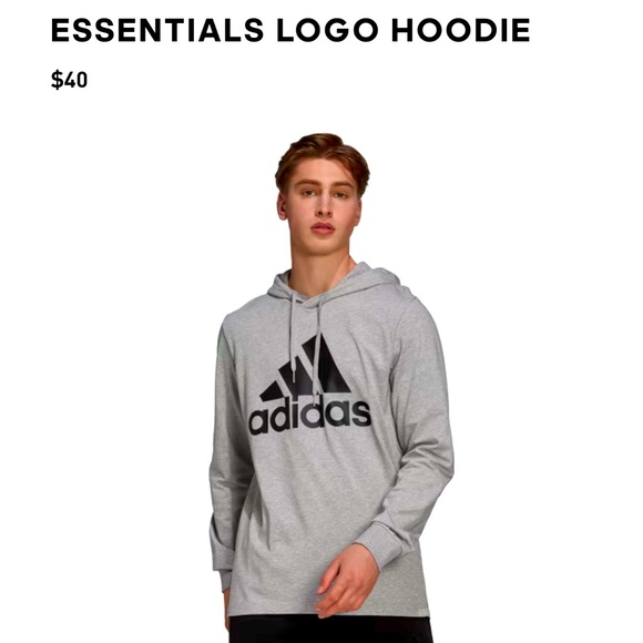 Moisture-absorbing AEROREADY Climalite Adidas Adjustable hooded jersey! - Picture 1 of 5
